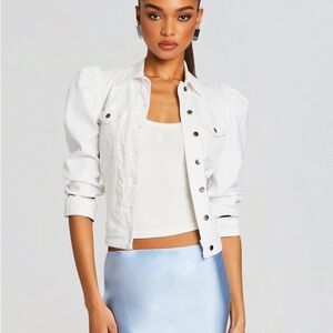 Retrofete White Ada Denim Jean Jacket